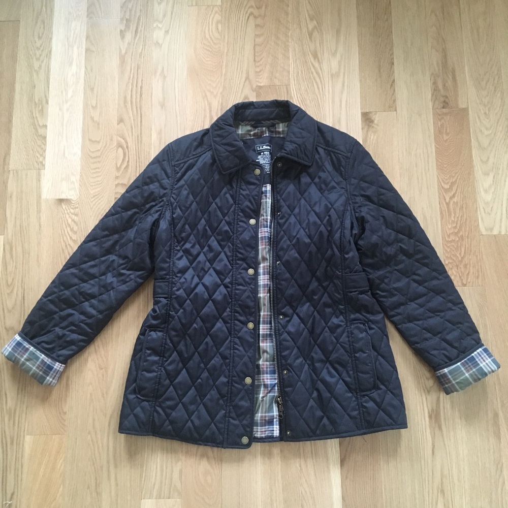 L.L. Bean Quilted Jacket - Black